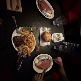 The San Franciscan & Top Sirloin w/ Shrimp plate