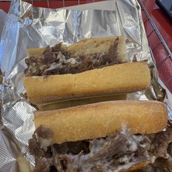 Antney's Grub - Cheesesteak with cooper sharp