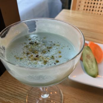 Chefika Cafe Mediterranean - Pistachio martini - Mediterranean Near Me - Dallas, Texas
