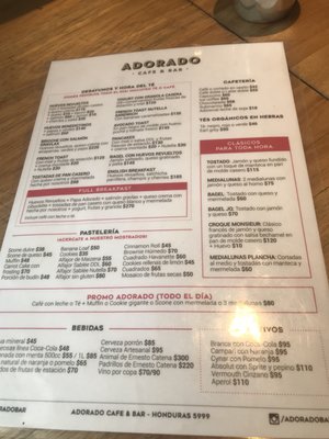 Menu photo 2 Adorado Buenos Aires, C