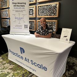 Fastsigns - Orange - 6 ft Stretch Tablecloth (8.8oz tension fabric)  & Tabletop Retractable with Roll Up Film (23.5"X37.5")