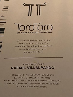 Menu photo 8 Toro Toro Houston, TX Menu photo 8 Toro Toro Houston, TX