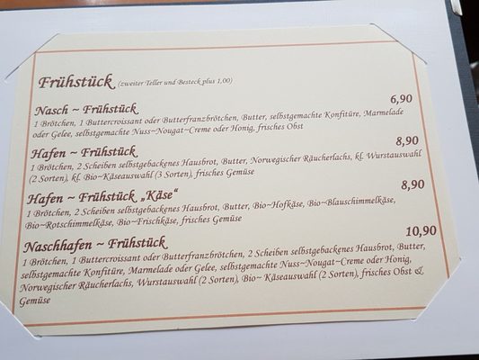 Menu photo 1 Naschhafen Hamburg, HH