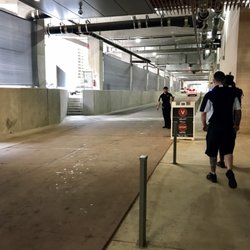 Valet Parking inside Parking Garage