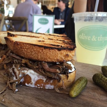 Olive & Thyme - Short rib sandwich - Sandwiches Near Me - Toluca Lake, California Olive & Thyme - Short rib sandwich - Sandwiches Near Me - Toluca Lake, California