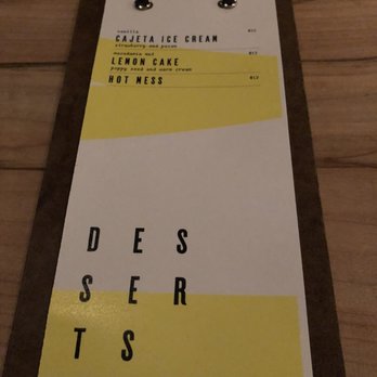 Giant - Dessert menu (4/27/2018) - New American Near Me - Chicago, Illinois Giant - Dessert menu (4/27/2018) - New American Near Me - Chicago, Illinois