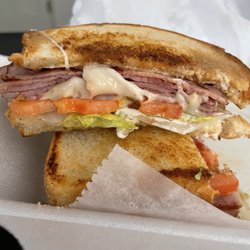 Spring Garden Bakery & Cafe - Grilled ham and Swiss