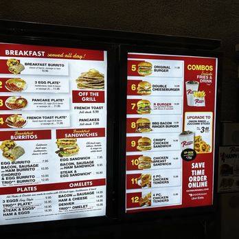 R Burgers - Drive thru menu - Burgers Near Me - Las Vegas, Nevada R Burgers - Drive thru menu - Burgers Near Me - Las Vegas, Nevada