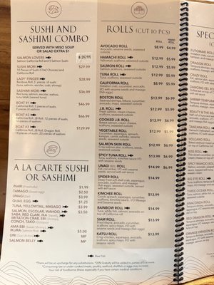 Menu photo 1 Sake Thai & Sushi Bar Hollywood, FL Menu photo 1 Sake Thai & Sushi Bar Hollywood, FL