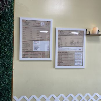Jenny’s Caribbean Bistro - menus on the wall - Desserts Near Me - West Park, Florida Jenny’s Caribbean Bistro - menus on the wall - Desserts Near Me - West Park, Florida