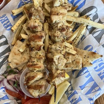Nick The Greek - Chicken skewers - Greek Near Me - Irving, Texas Nick The Greek - Chicken skewers - Greek Near Me - Irving, Texas