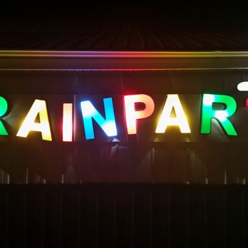 Train Party - Our sign is quite colorful at night. - Toy Stores Near Me - La Plata, Missouri Train Party - Our sign is quite colorful at night. - Toy Stores Near Me - La Plata, Missouri