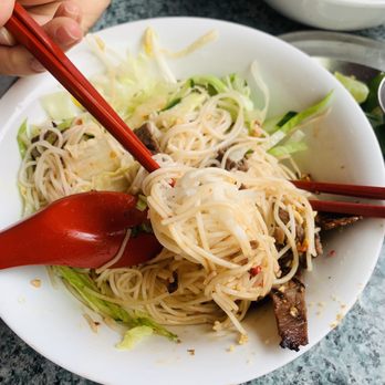 Pho Lien - Noodles with beef and veggies. - Vietnamese Near Me - Montreal, Quebec
