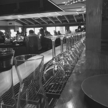 Rutherford Grill - Glasses are lined up & ready to pour you some wine. - American Near Me - Rutherford, California