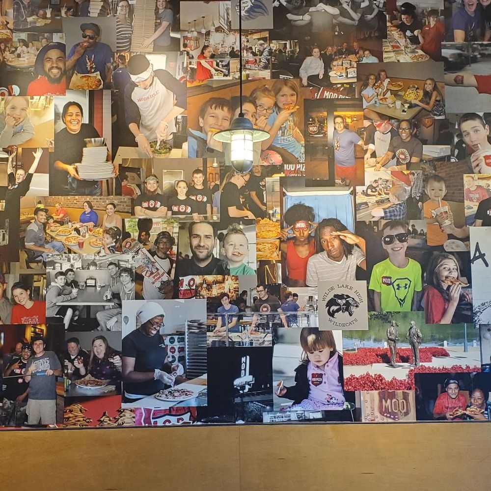 MOD Pizza - Mod accent interior wall - Pizza Near Me - Columbia, Maryland MOD Pizza - Mod accent interior wall - Pizza Near Me - Columbia, Maryland