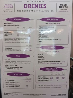 Menu photo 3 The Cafe Krave Anaheim, CA Menu photo 3 The Cafe Krave Anaheim, CA