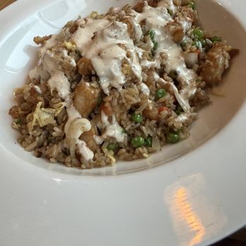 Hokkaido Sushi & Ramen - Chicken fried rice I added some yum yum sauce on top - Ramen Near Me - Watauga, Texas Hokkaido Sushi & Ramen - Chicken fried rice I added some yum yum sauce on top - Ramen Near Me - Watauga, Texas