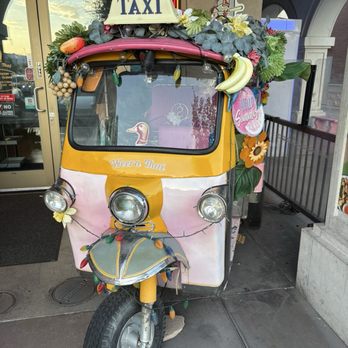 Weera Thai Kitchen - Chinatown - Tuktuk in front of the restaurant - Thai Near Me - Las Vegas, Nevada Weera Thai Kitchen - Chinatown - Tuktuk in front of the restaurant - Thai Near Me - Las Vegas, Nevada
