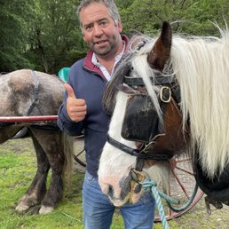 Pat and Skip (the horse).