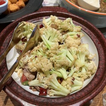 Juqi - Organic Cauliflower with Pork Belly - Chinese Near Me - Flushing, New York Juqi - Organic Cauliflower with Pork Belly - Chinese Near Me - Flushing, New York