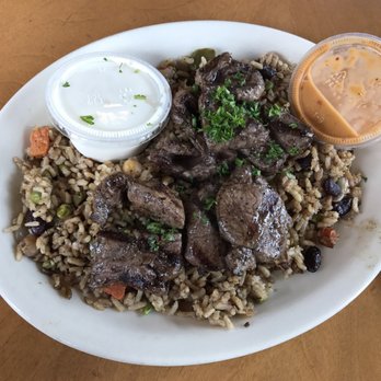 Aladdin's Eatery - Jasmine's Favorite with Lamb - Mediterranean Near Me - West Chester, Ohio Aladdin's Eatery - Jasmine's Favorite with Lamb - Mediterranean Near Me - West Chester, Ohio