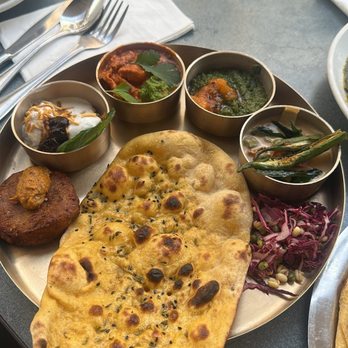 Pondicheri - Thali plate - Indian Near Me - Houston, Texas Pondicheri - Thali plate - Indian Near Me - Houston, Texas