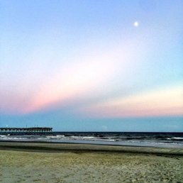 Cotton candy sunset at Sunset Beach, NC