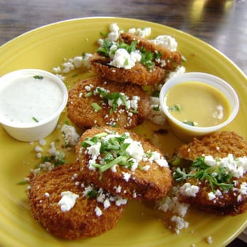 Cedar Creek - Fried Green Tomatoes Appetizer - Bars Near Me - Houston, Texas Cedar Creek - Fried Green Tomatoes Appetizer - Bars Near Me - Houston, Texas