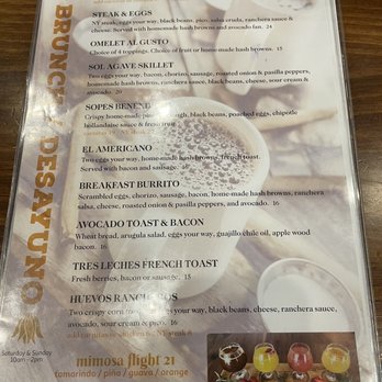 Sol Agave - Brunch Menu - Mexican Near Me - American Fork, Utah