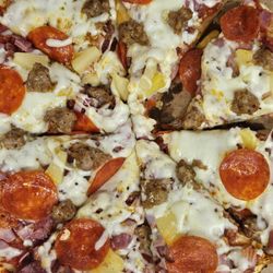 Freshieez - My husband's specialty made pizza.