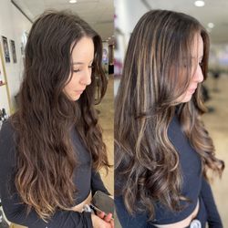 Shear Envy Salon & Spa - Balayage before & after