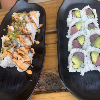 Idy Sushi Rolls - Mexican Roll and Tuna/Avo roll - Japanese Near Me - Idyllwild, California