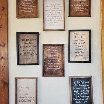 The Huckleberry Patch - This is on the wall by us! I found it fascinating! - Desserts Near Me - Hungry Horse, Montana