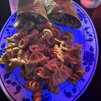 Enoteca - Veggie Wrap with pasta - Bars Near Me - Crescent City, California