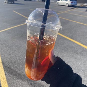 Coco Bay Kitchen & Tea House - peach lychee tea - Bubble Tea Near Me - Waldorf, Maryland