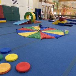 Apex Gymnastics - Open Play gym set up for our little gymnasts!
