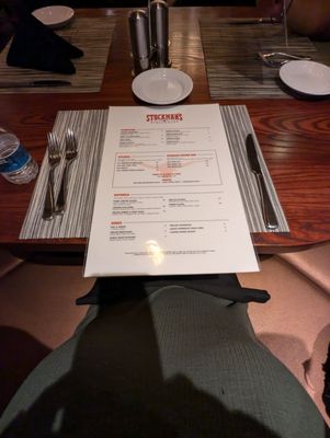 Menu photo 2 Stockman's Steakhouse Laughlin, NV