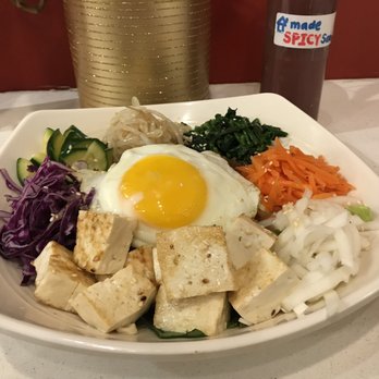 Bibim - Bibimbab with tofu and glass noodles - Korean Near Me - Portland, Oregon Bibim - Bibimbab with tofu and glass noodles - Korean Near Me - Portland, Oregon