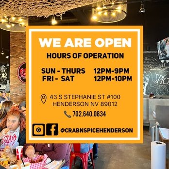 Crab N Spice - Henderson - Crab N Spice we are open - Seafood Near Me - Henderson, Nevada Crab N Spice - Henderson - Crab N Spice we are open - Seafood Near Me - Henderson, Nevada