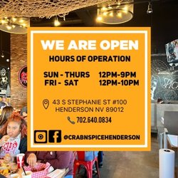 Crab N Spice - Henderson - Crab N Spice we are open