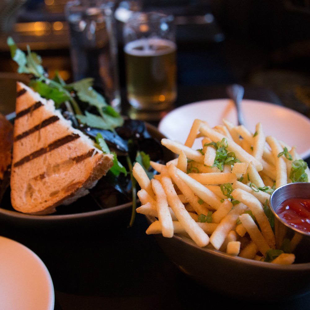 Midnights - Mussels with the herb fries. A++ - Cocktail Bars Near Me - Brooklyn, New York Midnights - Mussels with the herb fries. A++ - Cocktail Bars Near Me - Brooklyn, New York