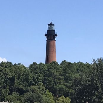 Currituck Beach Lighthouse - View from the park - Landmarks & Historical Buildings Near Me - Corolla, North Carolina