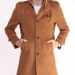 Ivan's Suits and Alterations - Camel winter coat for men in southfield