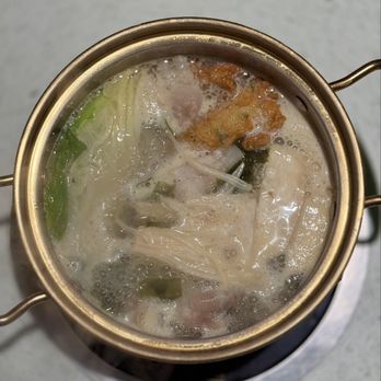 ER-GE BBQ Hotpot Buffet - japanese miso soup base: enoki, king mushroom, napa cabbage, fish cake, sliced belly: beef, pork (08/2026) - Buffets Near Me - Dublin, Ohio