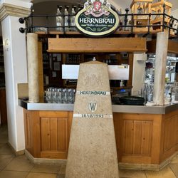 Weissbräuhaus zum Herrnbräu - Old stone in the restaurant