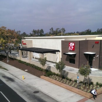 Chick-fil-A - Exterior/drive-thru side as seen from the Watson Bridge - Fast Food Near Me - Irvine, California Chick-fil-A - Exterior/drive-thru side as seen from the Watson Bridge - Fast Food Near Me - Irvine, California