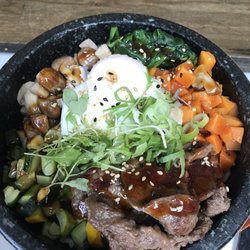 Simya Korean Restaurant - Beef bulgogi bibimbap