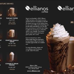 Ellianos Coffee - Menu