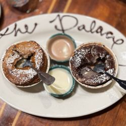 The Palace Grill - Louisiana Bread Pudding Soufflé & Dark Chocolate SoufflE