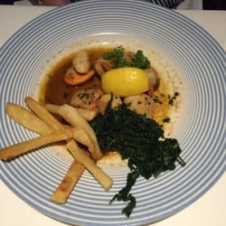 Da Nellos - Dinner choices at da Nello - Scallops and Dover Sole